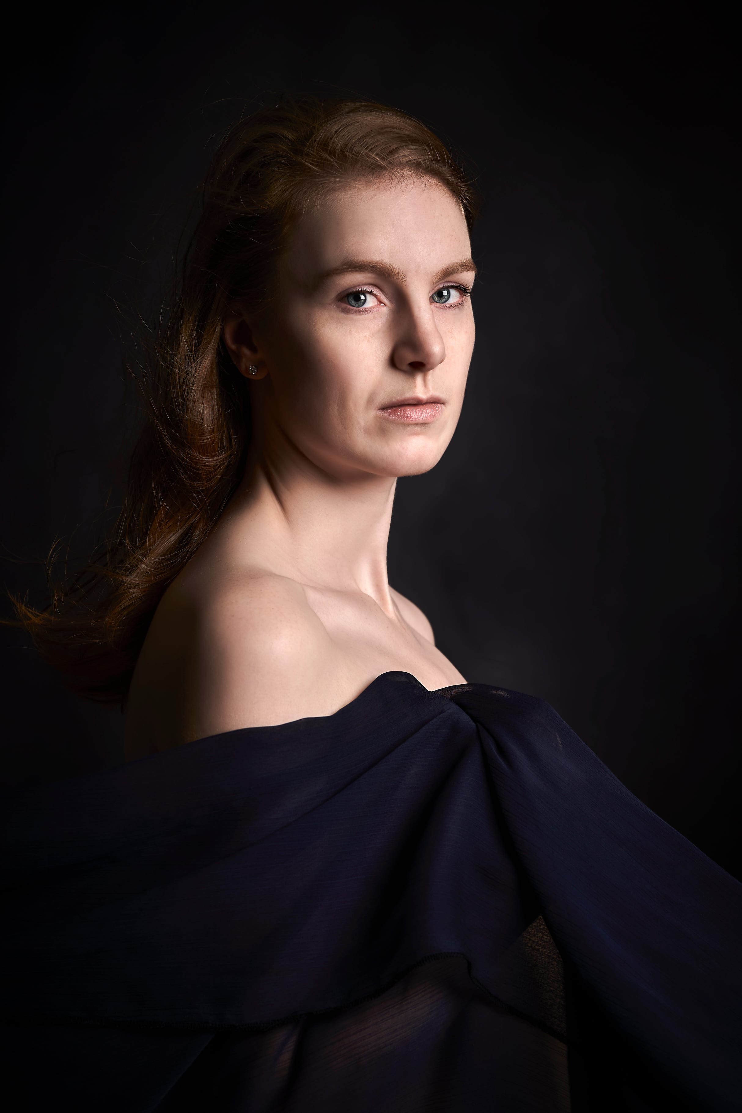 Formal portrait inspired by Persian masters