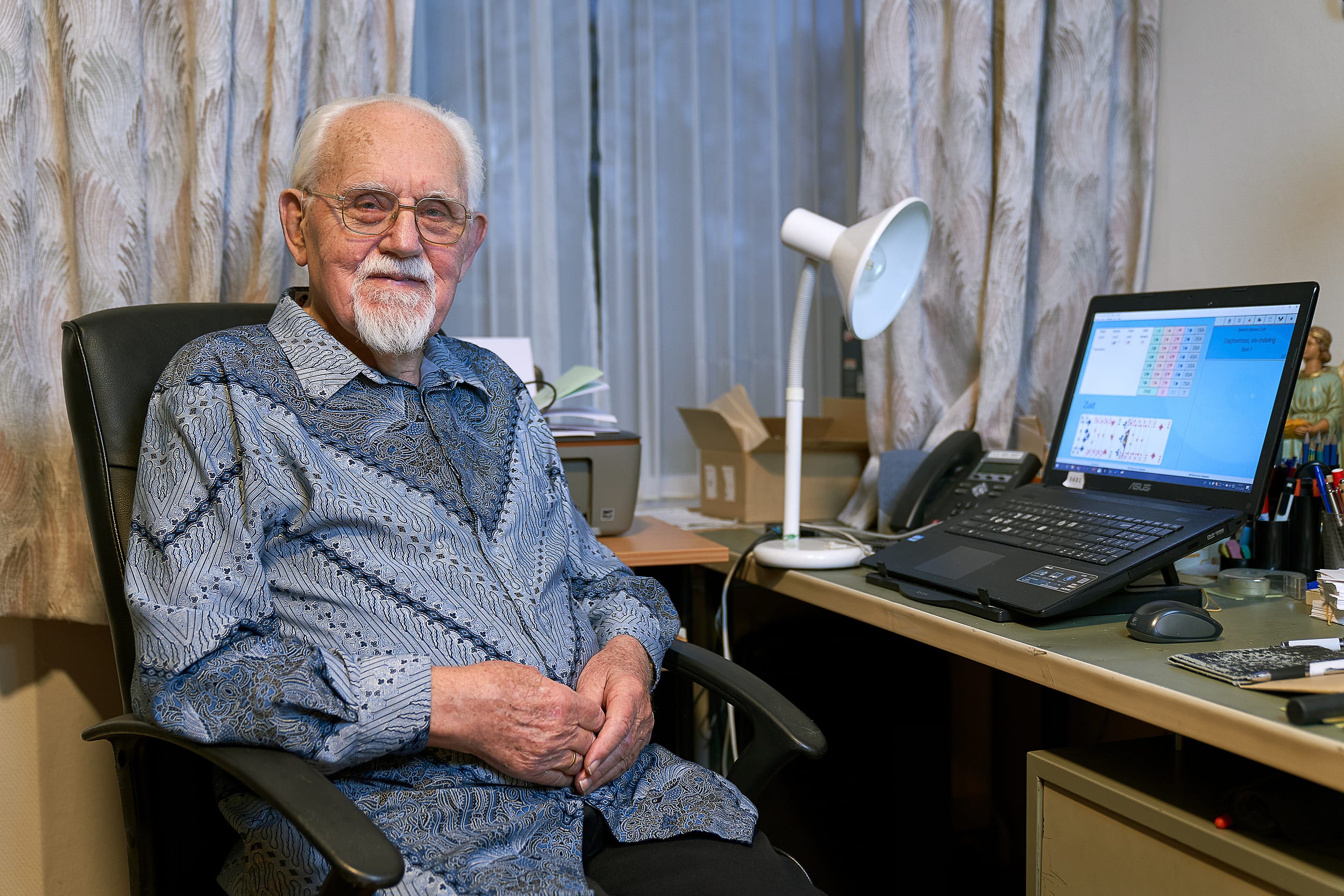 Missionary portrayed in his living environment