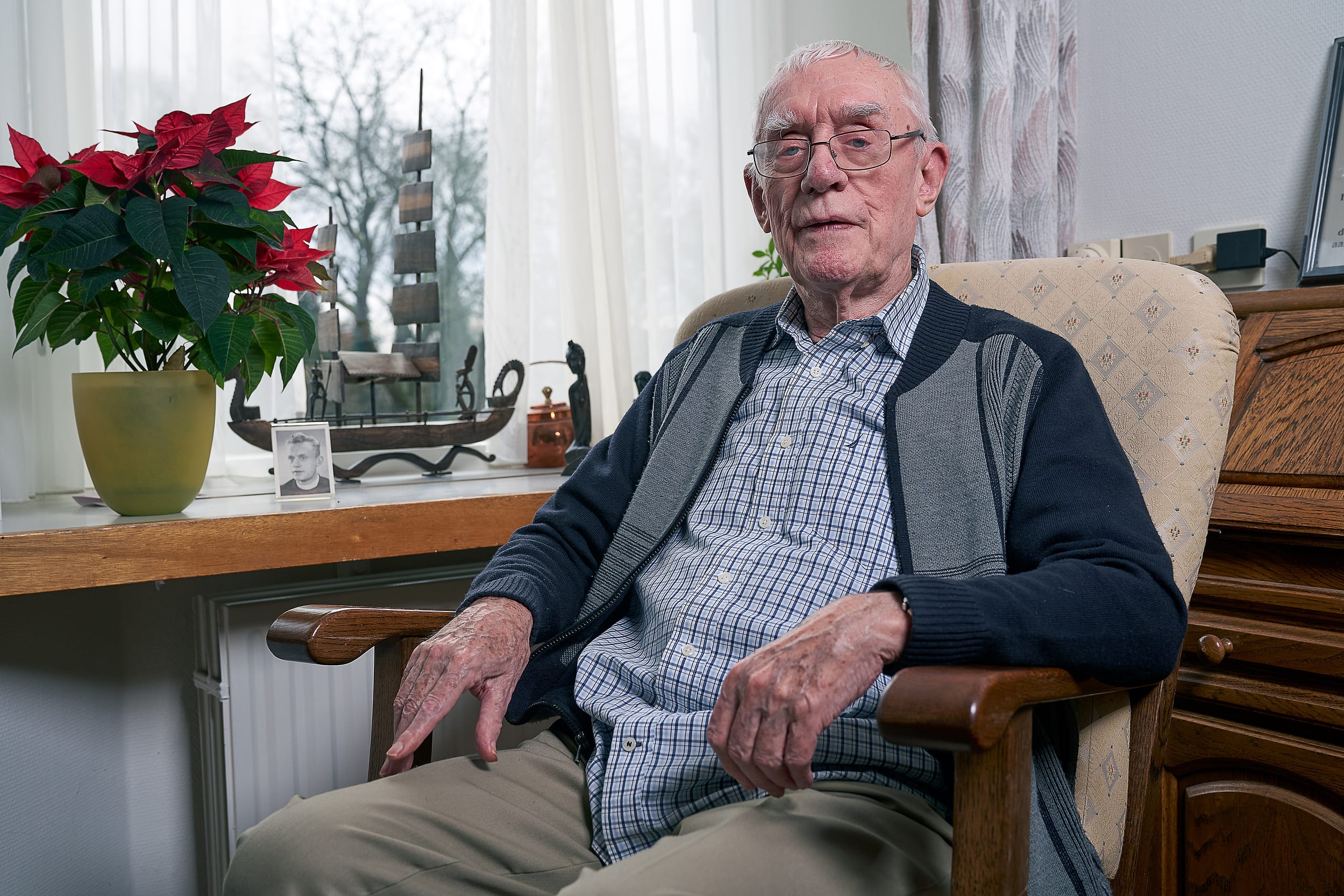 Missionary in his personal room
